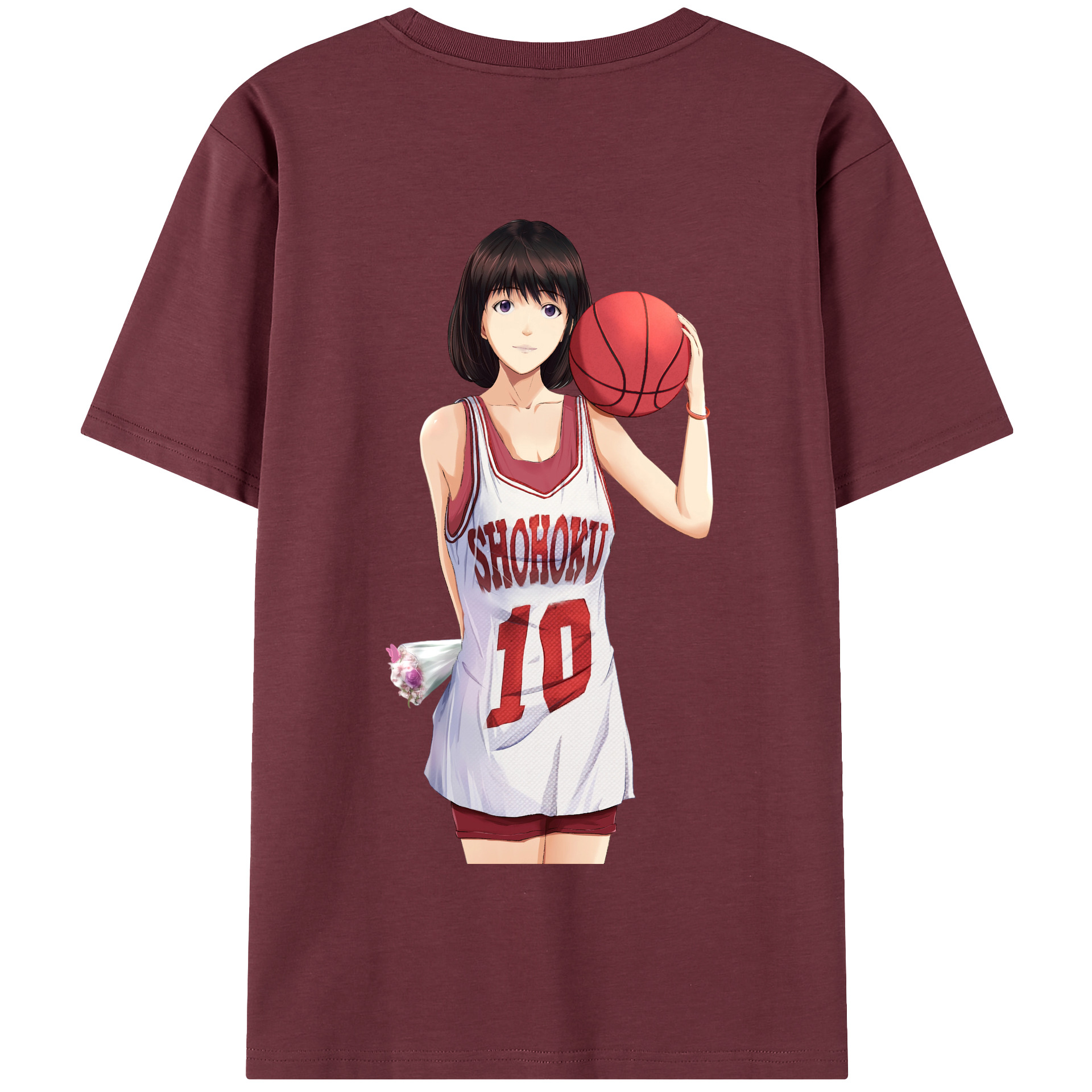 SLAM DUNK／スラムダンク 綿100％半袖Tシャツ（背面プリント）